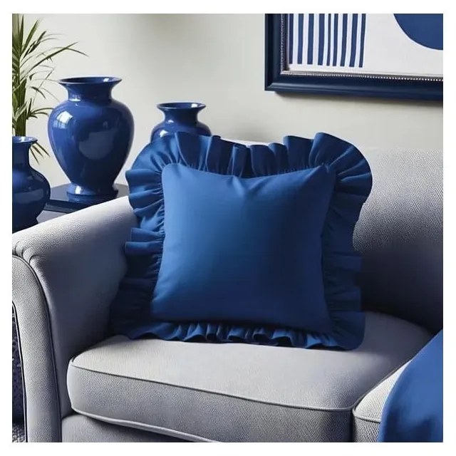 Pamutkeverék párnahuzat 40x40 cm Ruffled – Mila Home