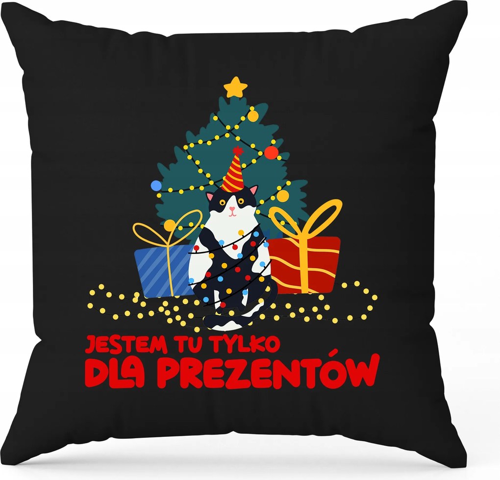 Fekete Párna Ajándék Egész Életre Hóemberekkel Különböző karácsonyi minták
