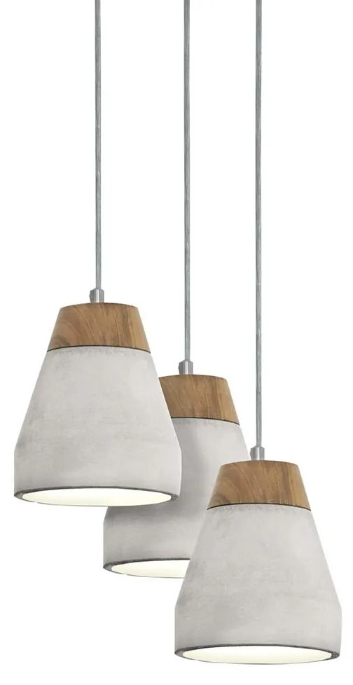 Eglo 95526 - Csillár TAREGA 3xE27/60W/230V
