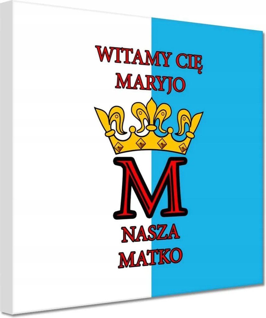 Vászonkép 60x60 Üdvözöllek Mária Anya