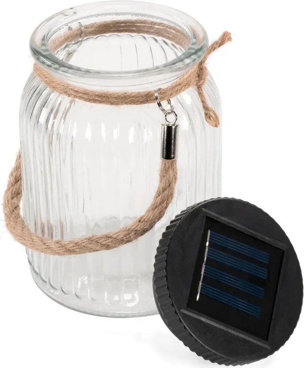 Napelemes lámpa készlet 3 db LED műanyag 3 db meleg fehér