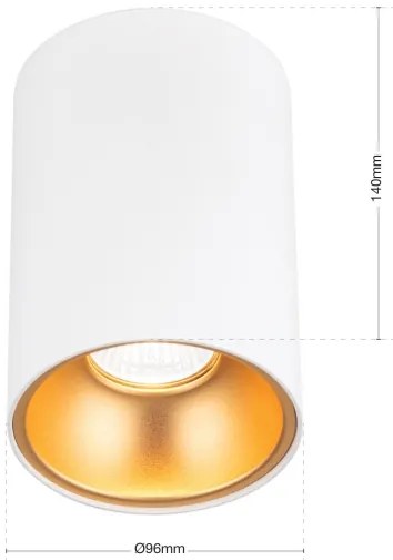 Orion - Spotlámpa STARLIGHT 1xGU10/50W/230V fehér/arany