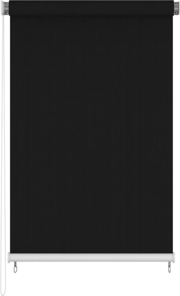 vidaXL fekete kültéri sötétítő roló 140 x 230 cm