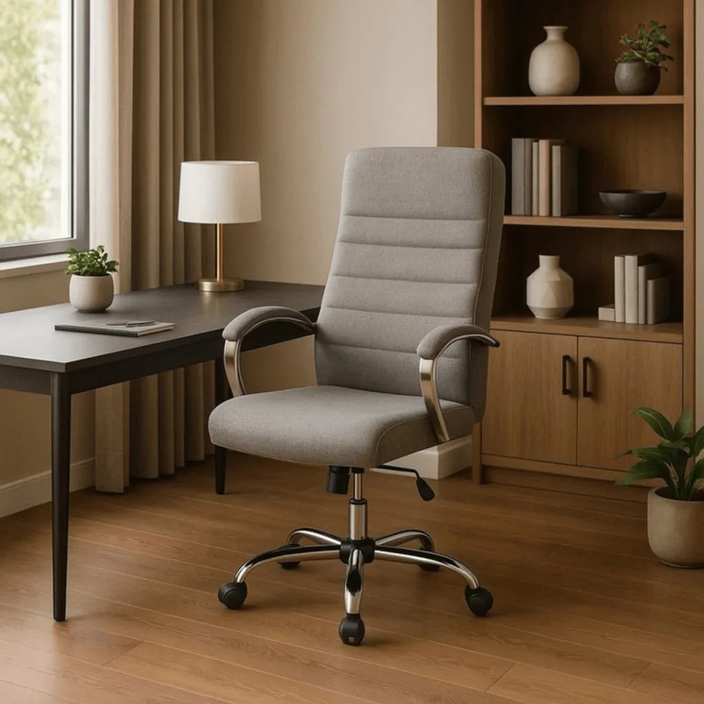 Fotel Obrotowy RENES Szary