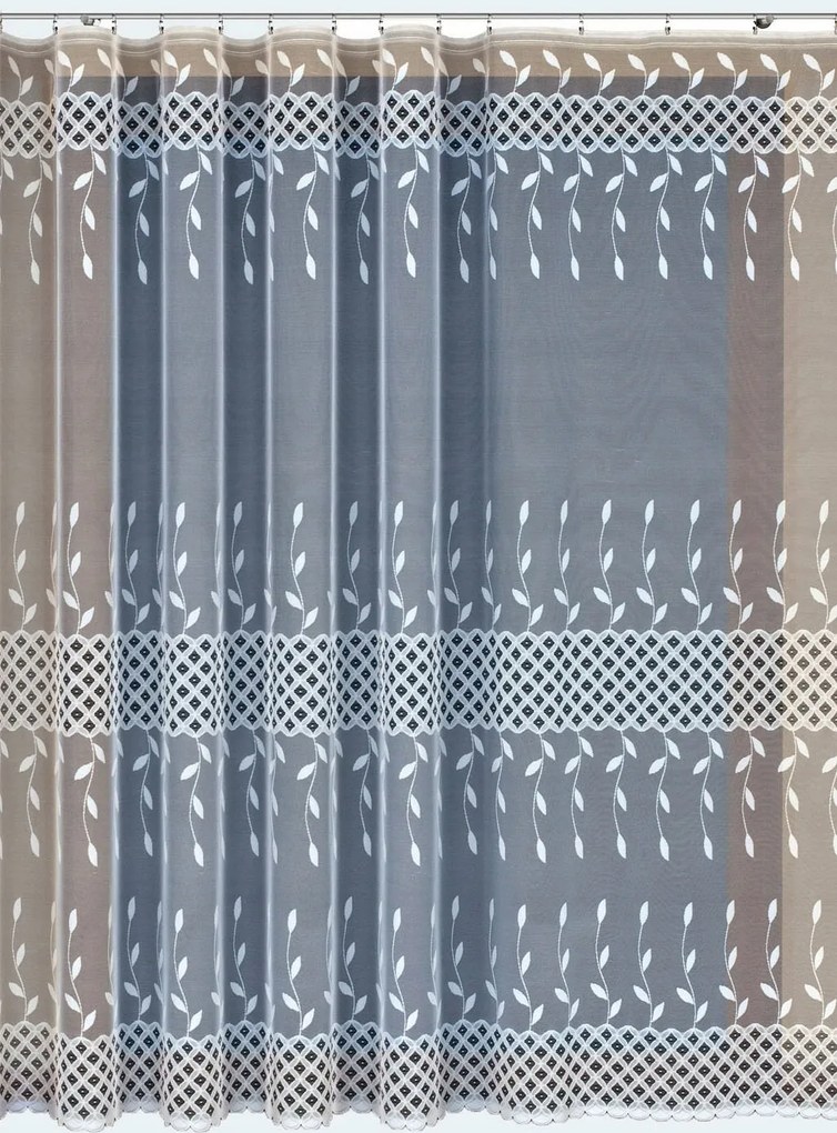 Mg Függöny jacquard 324111 Fehér 210cm magas lengyel 0,5m