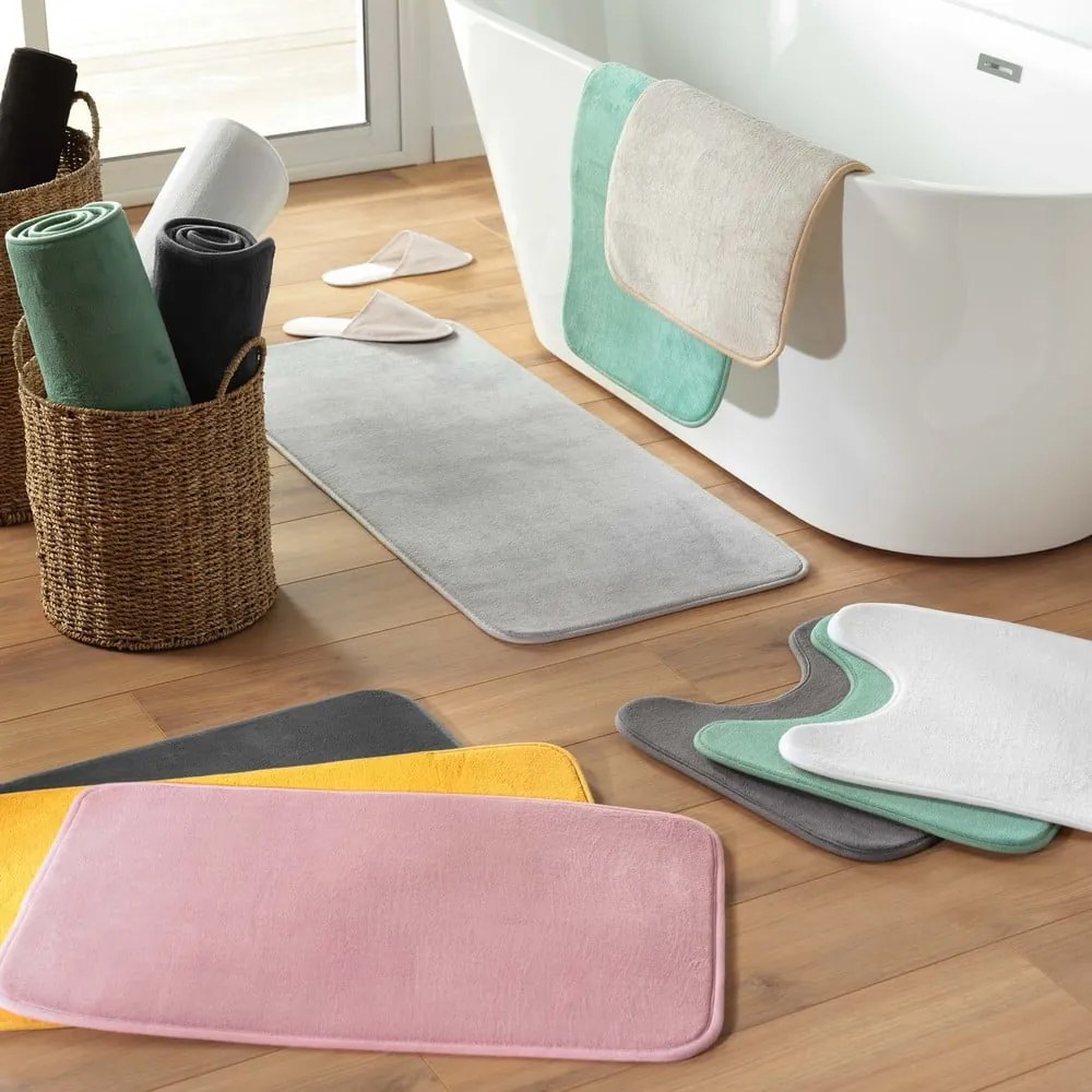 Fekete fürdőszobai kilépő WC-hez 45x45 cm Vitamine – douceur d'intérieur