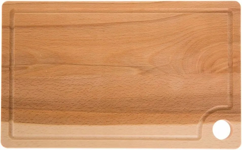 Fa Vágódeszka Téglalap Alakú, Woody Nyéllel 32 X 20 CM Domotti