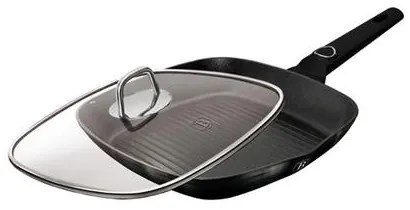BerlingerHaus Grill serpenyő fedővel (28 cm) Black Vantage Collection BH/8221