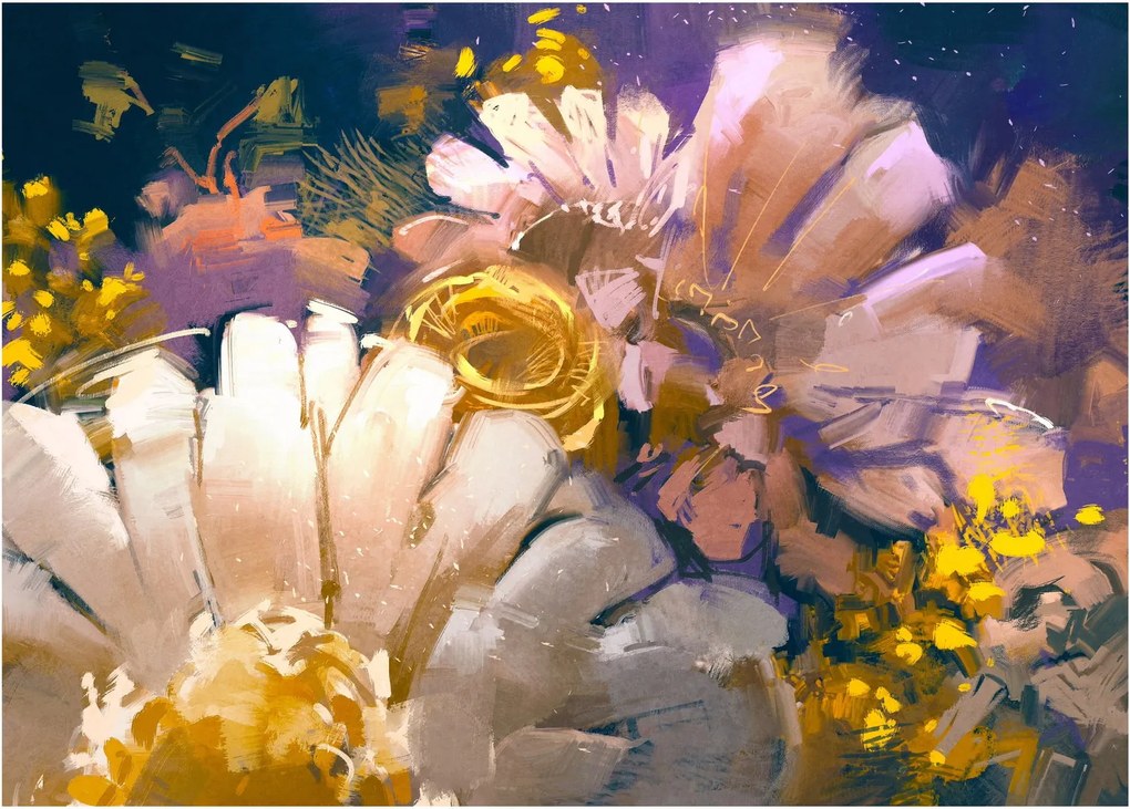 Virágok képe (70x50 cm)