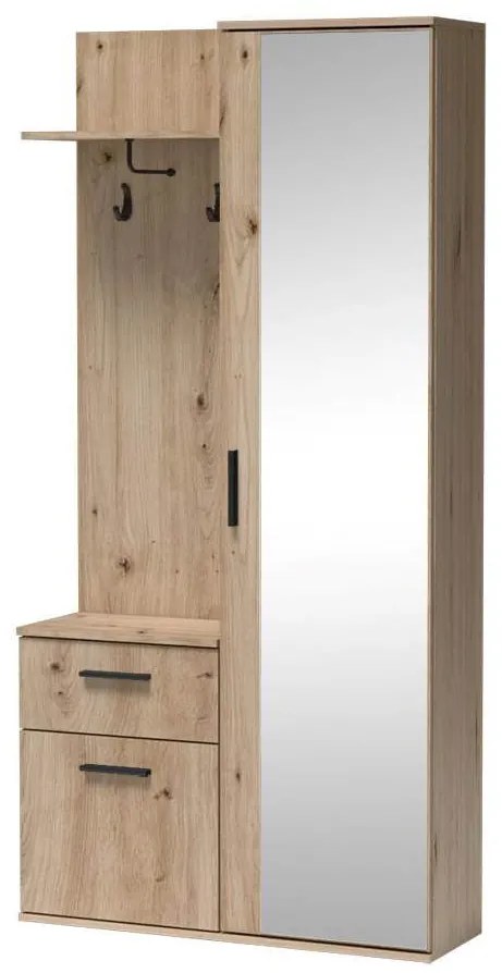 Előszoba Luxor (artisan tölgy). Akció -18%. 1055378