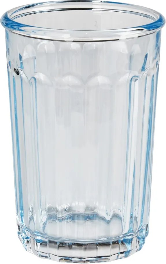 BARETTO üveg vizes pohár 500 ml kék