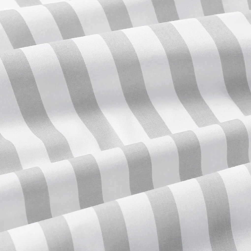 Goldea pamut párnahuzat - szürke csíkos 30 x 50 cm