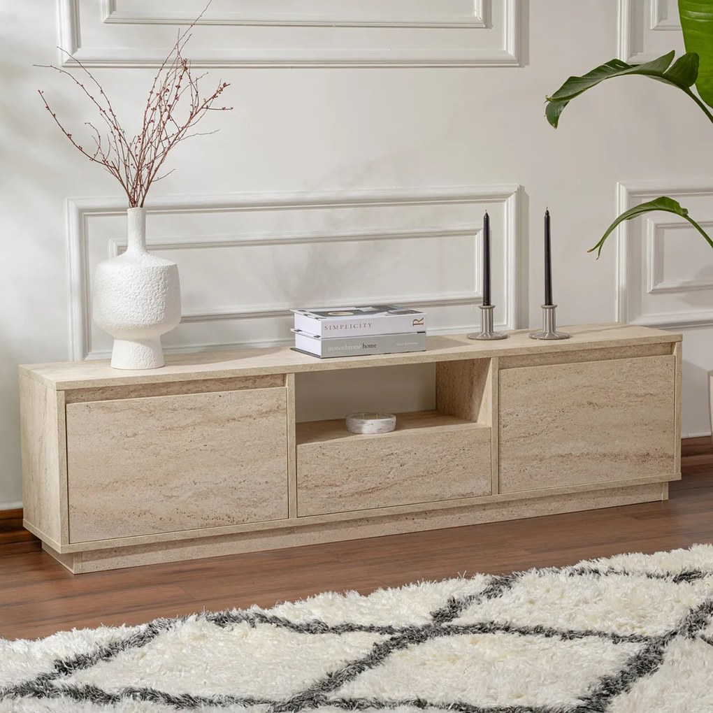 TV asztal Vanguard Travertine