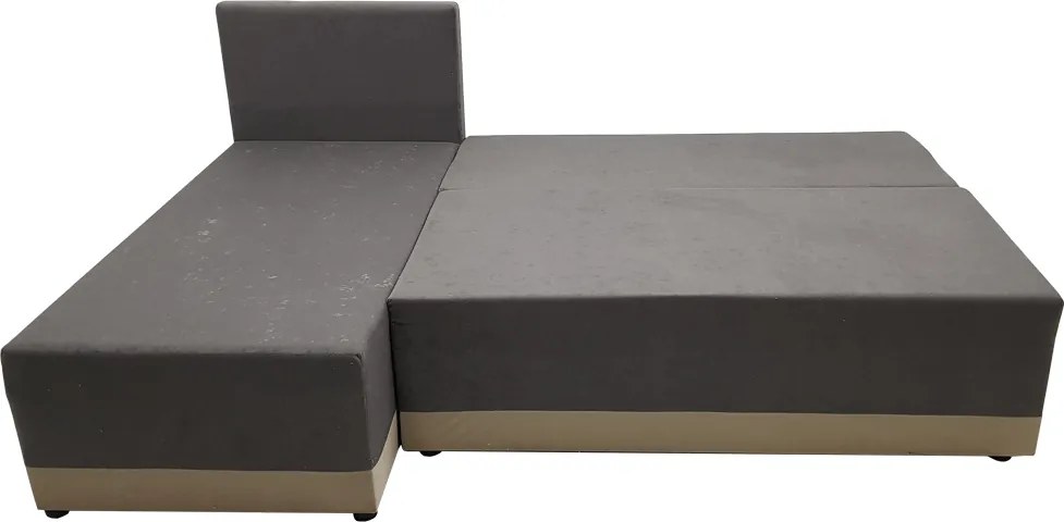 Univerzális ülőgarnitúra, szürke/bézs, ROMAND