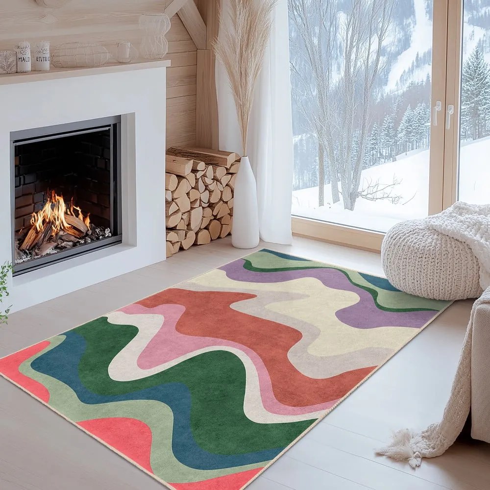 Mosható futószőnyeg 60x230 cm Squiggly Breeze – Mila Home