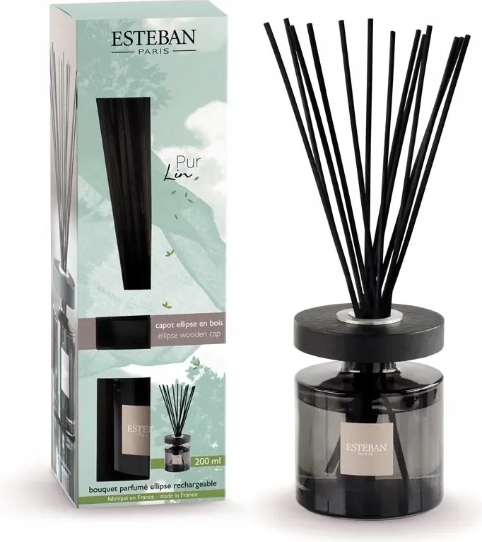 Esteban Paris Illatdiffúzor Pálcikákkal 200 ml Pur Lin Illat
