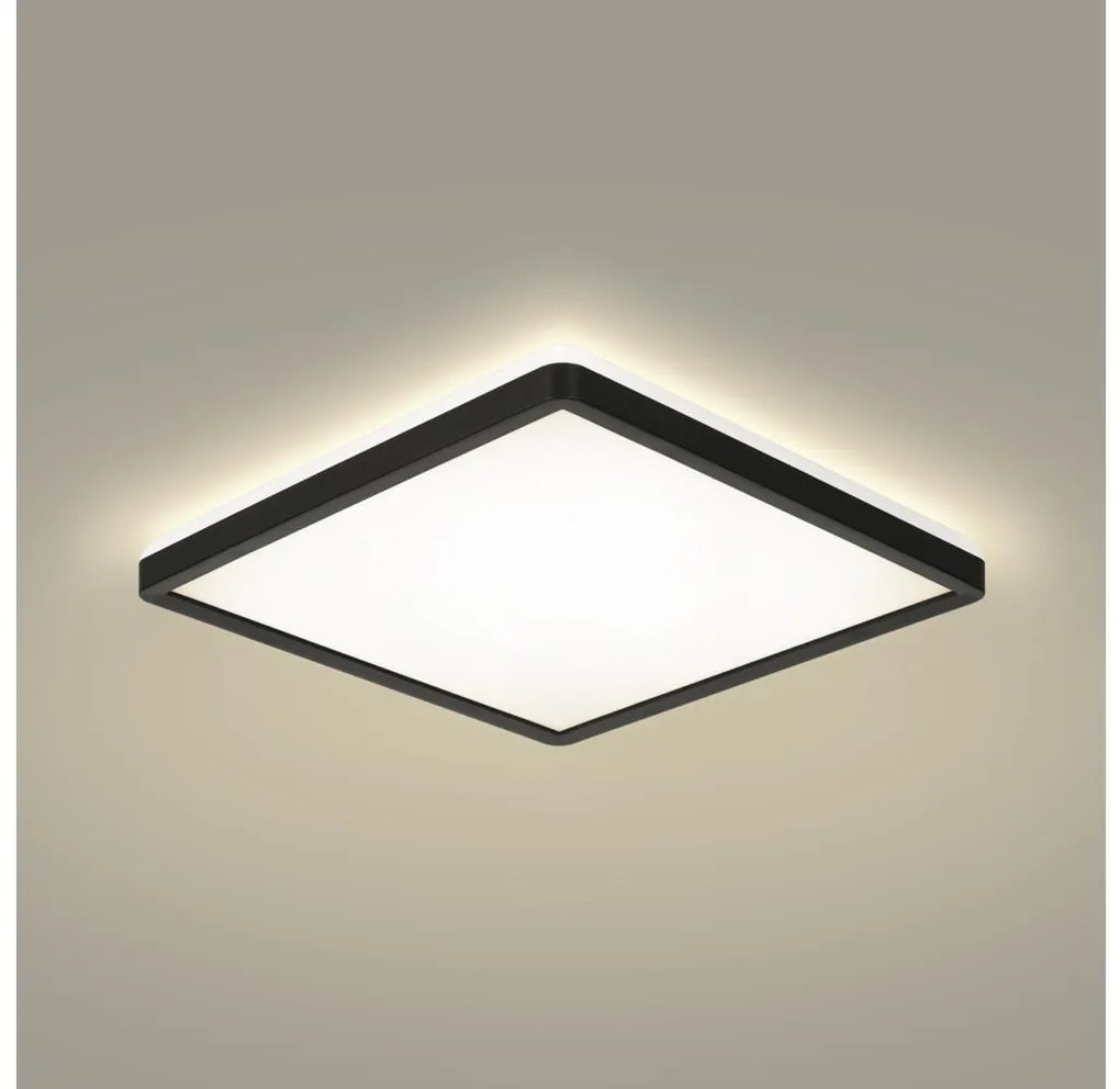 Brilagi Brilagi - LED Fürdőszobai lámpa ULTRA SLIM LED/18W/230V 30x30 cm fekete IP54 BG2090