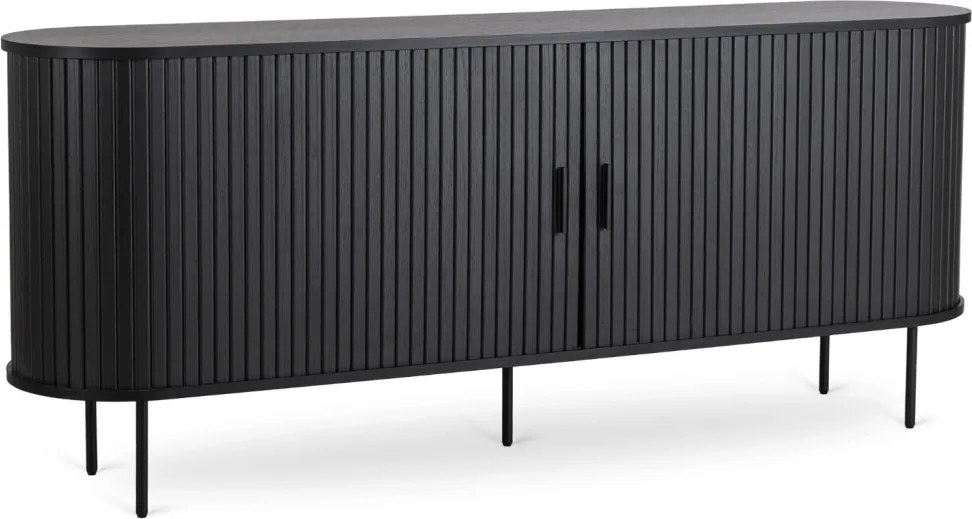 Komód 180 cm fekete színben – TRISH