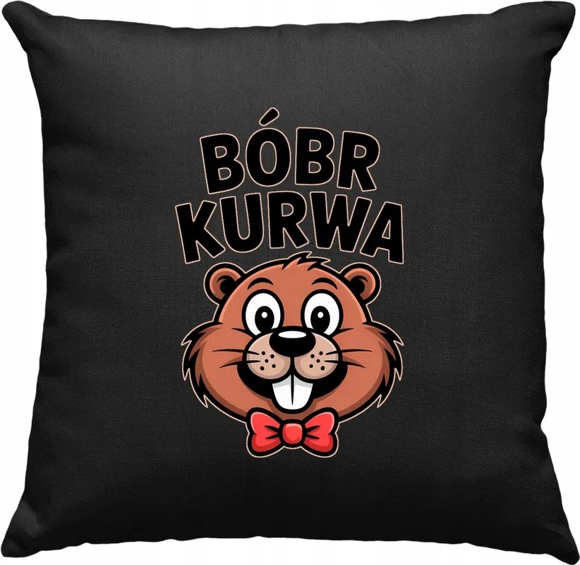 Hód párna hód mem tréfa 11 fekete