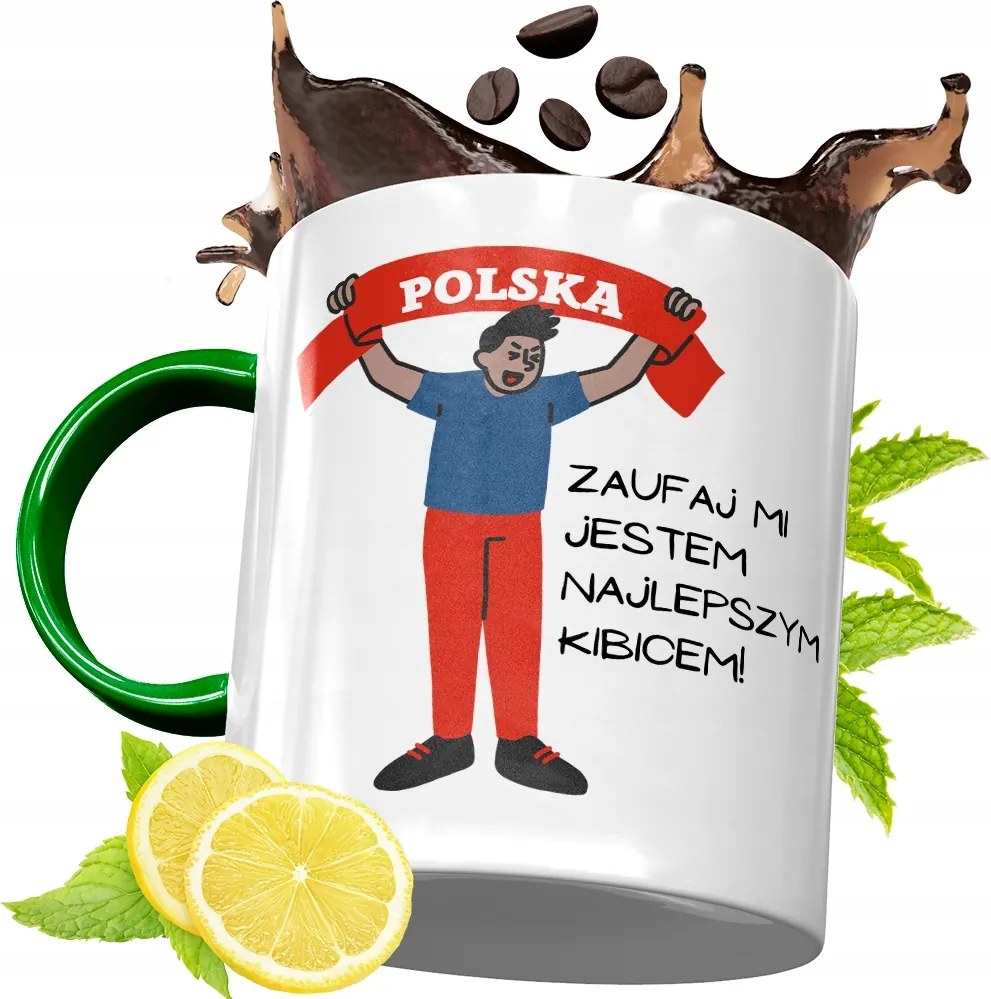 Zöld Bögre Szurkolóknak Születésnapi Ajándék fényképes nyomtatással