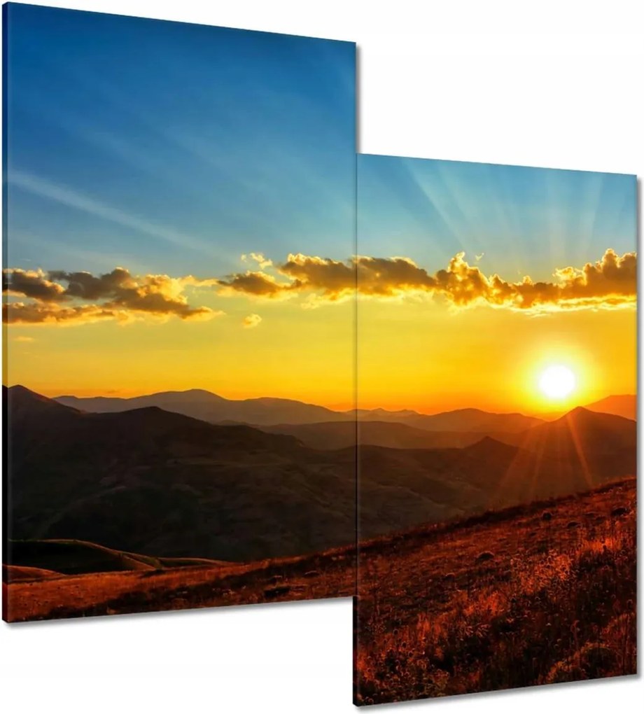 Vászonkép 60x60 Gyönyörű naplemente