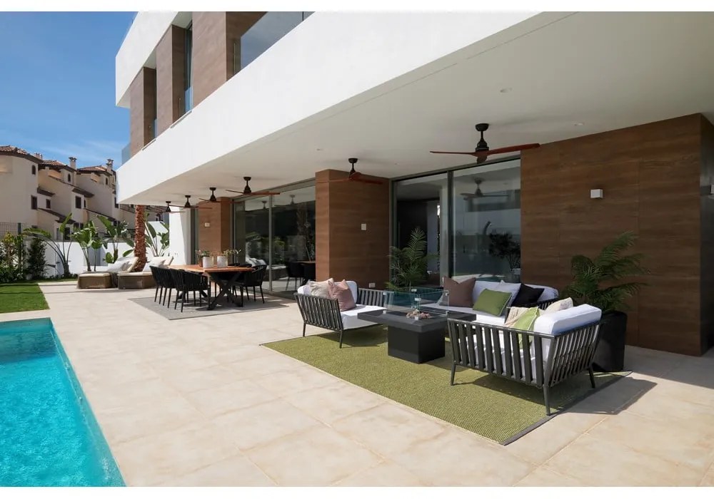 Khaki kültéri-beltéri futószőnyeg 70x200 cm Effi Apple – Pappelina