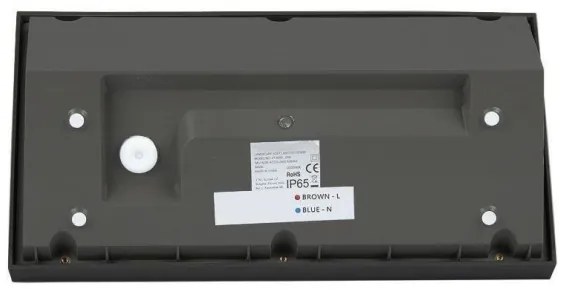 LED Kültéri fali lámpa LED/20W/230V 4000K IP65 fekete