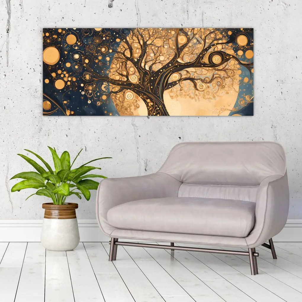 Kép – Szürrealista fa (120x50 cm)