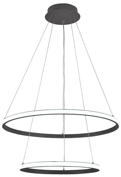 LED állítható fényerejű csillár kábellel LED/75W/230V 3000-6500K + DO