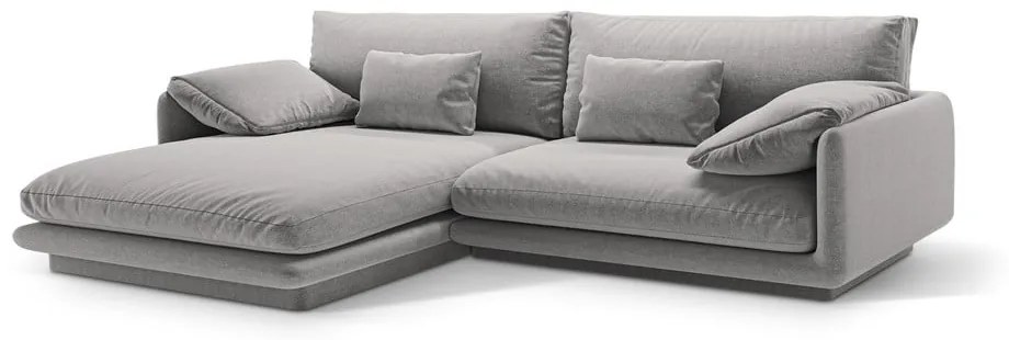 Világosszürke sarokkanapé (bal oldali) Torino – Micadoni Home