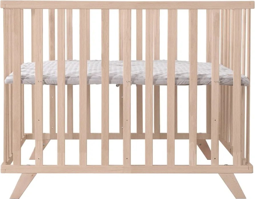 Natúr színű bükkfa járóka állítható magassággal 75x100 cm Lil Planet – Roba