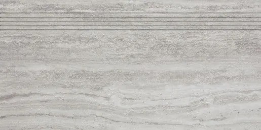 Lépcső Rako Alba szürke 30x60 cm matt DCPSE733.1