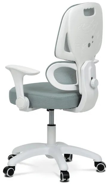 Zöld Hálós Gyerek Forgószék, Magasságállítás. KA-K1063 GRN