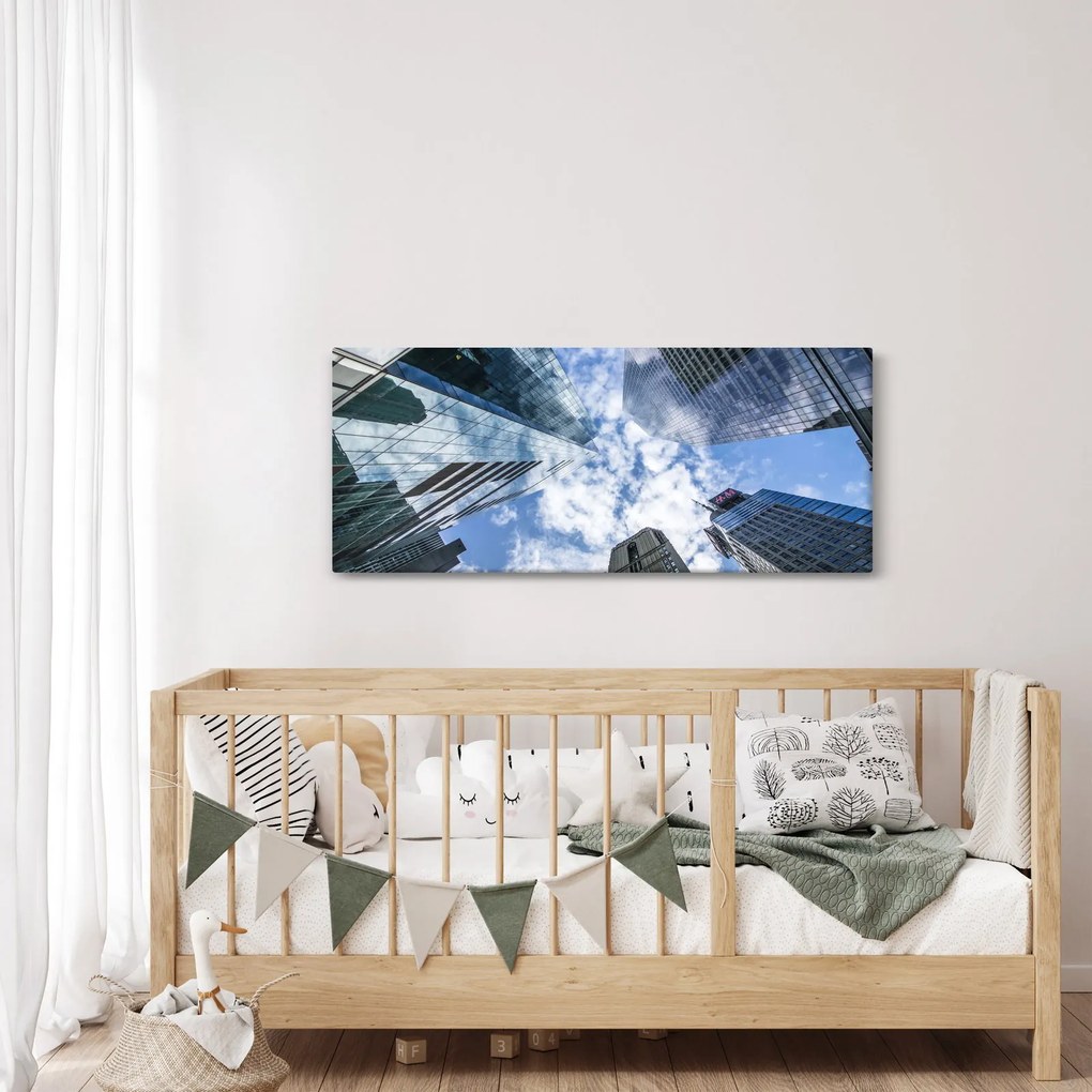 felhőkarcolók képe (120x50 cm)