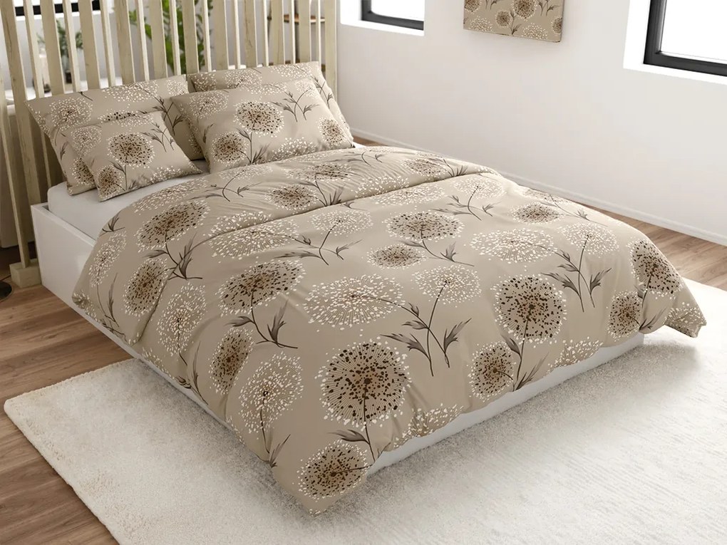 PAMPELINO bézs pamut ágyneműhuzat Ágyneműhuzat mérete: 70 x 90 cm | 140 x 220 cm