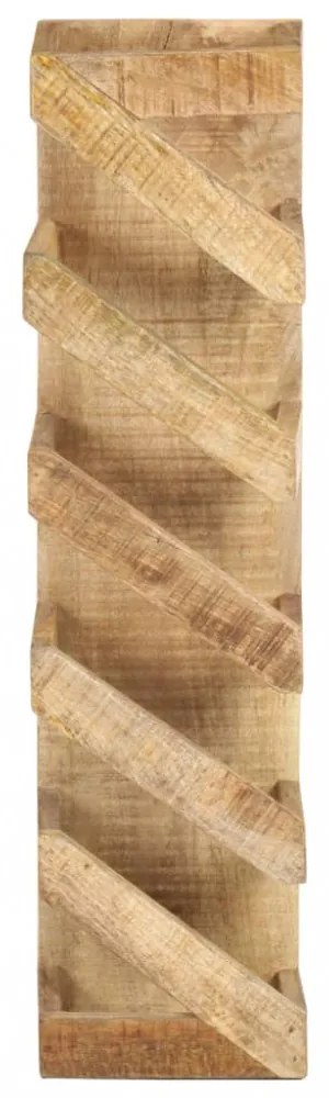 vidaXL tömör mangófa bortartó állvány 5 palackhoz