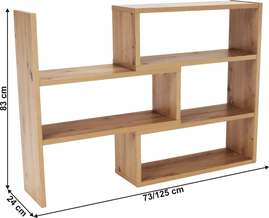 Polcrendszer, artisan tölgy, KLOE III