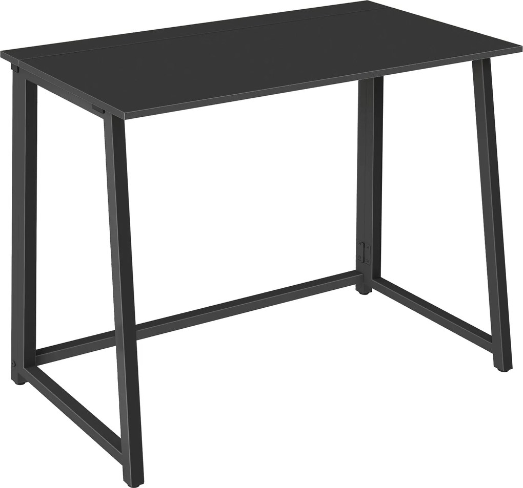 Összecsukható íróasztal MAX 1.0 – fekete / fekete láb
