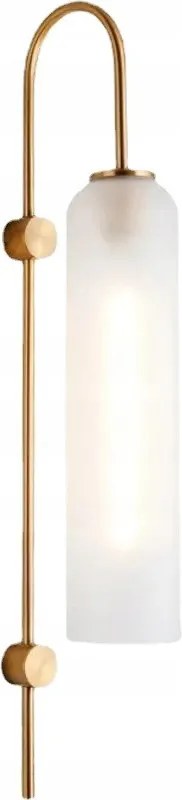 Klok Fali lámpa Arany 75 cm 1xE27 Fém Tejüveg