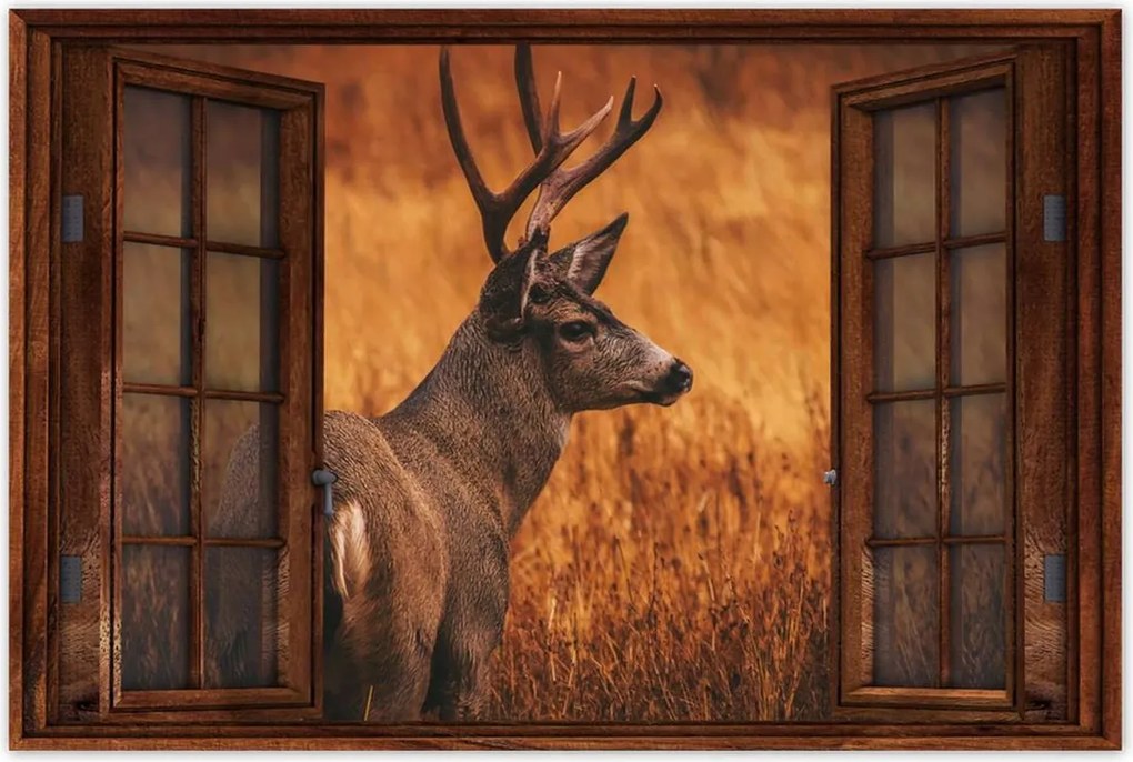 Poszterek 60x40 Szarvas a természetben Vadászat