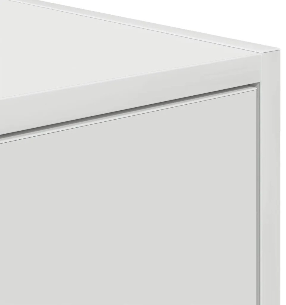 TV Szekrény Fehér 100x31x25,5 cm Műszaki Fa