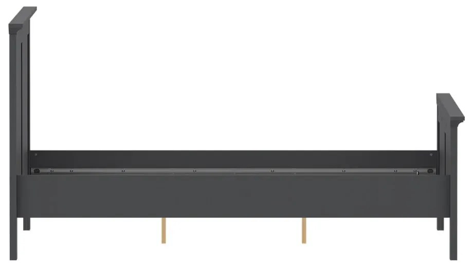 Szürke franciaágy 140x200 cm Paris – Tvilum