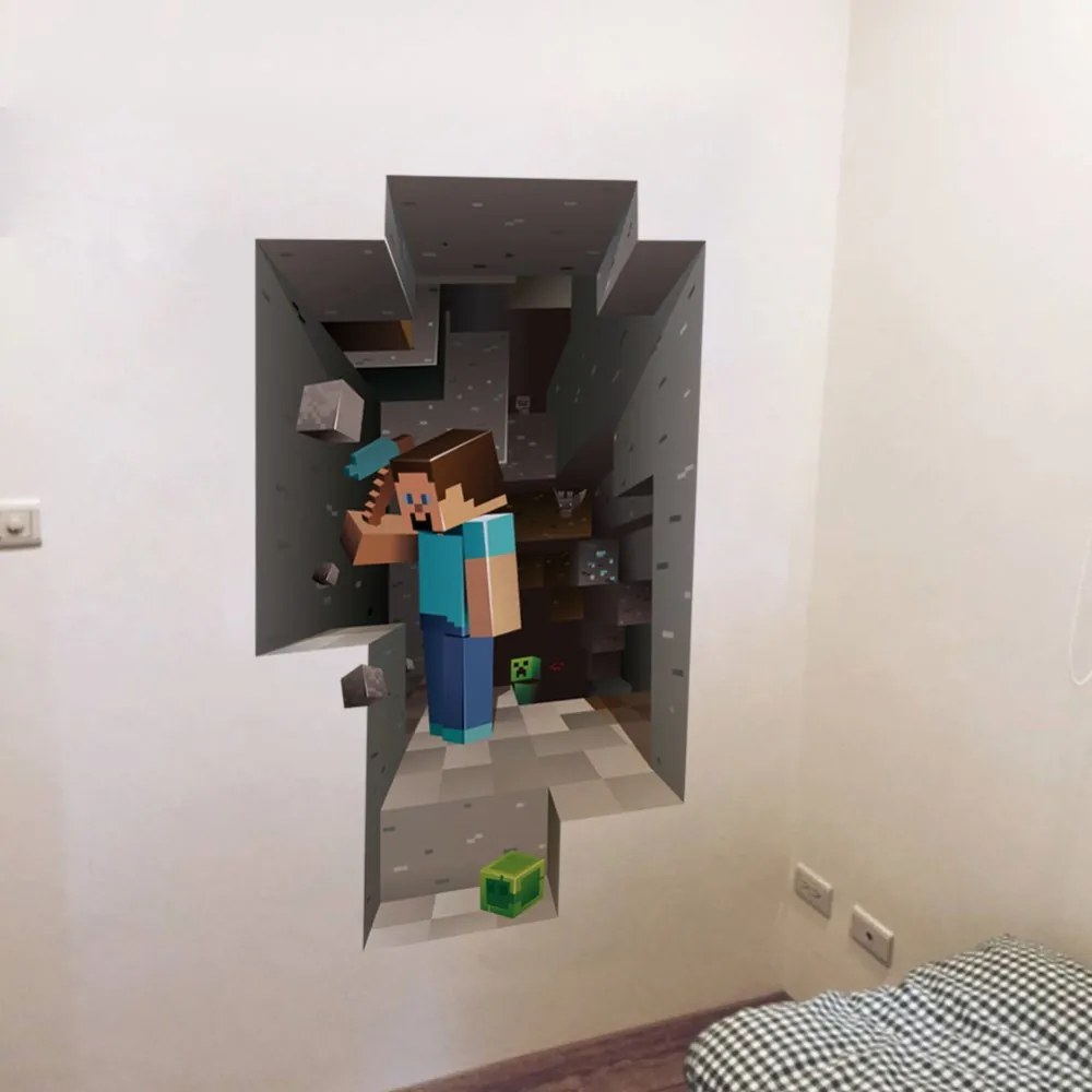 Vidám Fal Matrica Minecraft Méret: 70 x 50 cm
