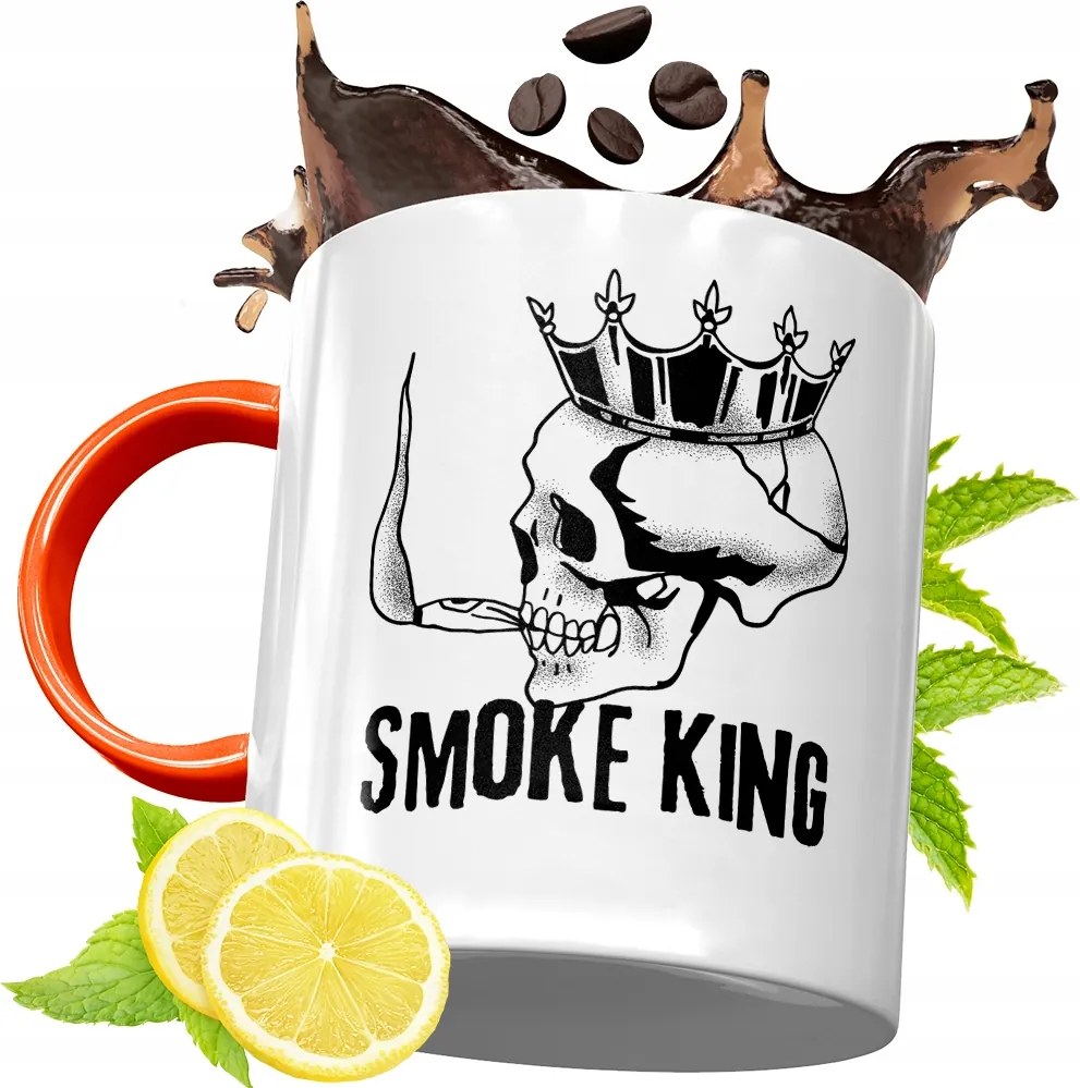 Narancssárga Bögre Dohányosoknak Ajándék fényképes nyomattal