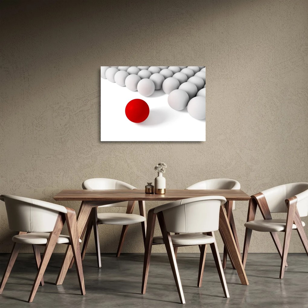 Gömbök képe (üvegen) (70x50 cm)