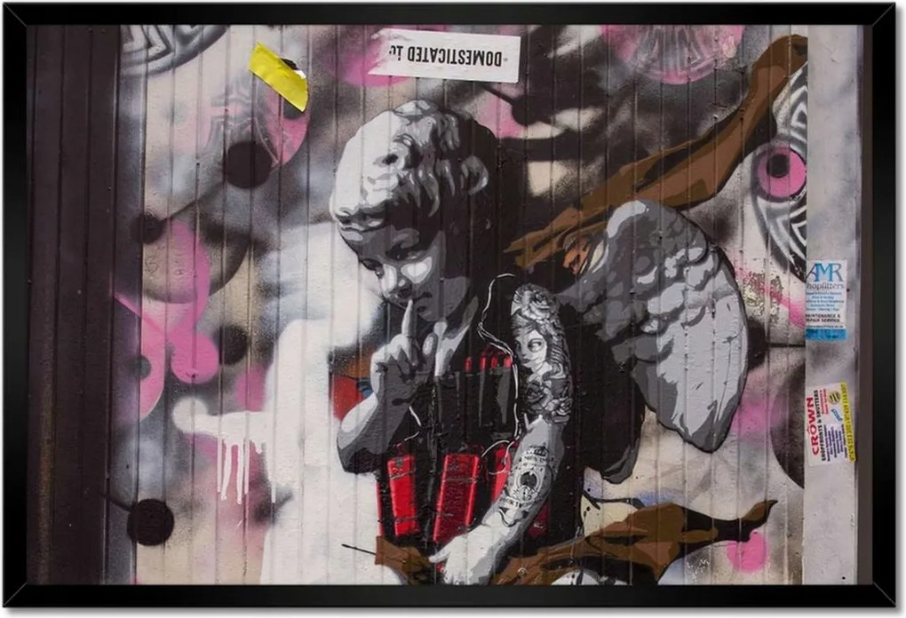 Poszterek keretben 60x40 Graffiti Utcaművészet