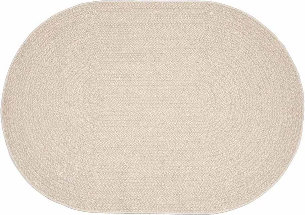 vidaXL Szőnyeg ZIZUR Krém 170 x 120 cm Polipropilén