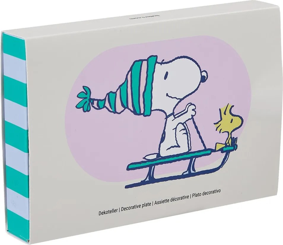 PEANUTS ovális tálka , Snoopy és Woodstock