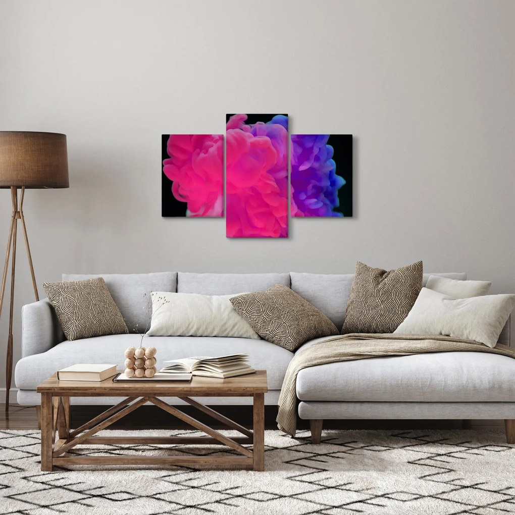 Színes füst képe (90x60 cm)