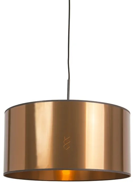 Art Deco lógólámpa fehér réz árnyékolóval 50 cm - Combi 1